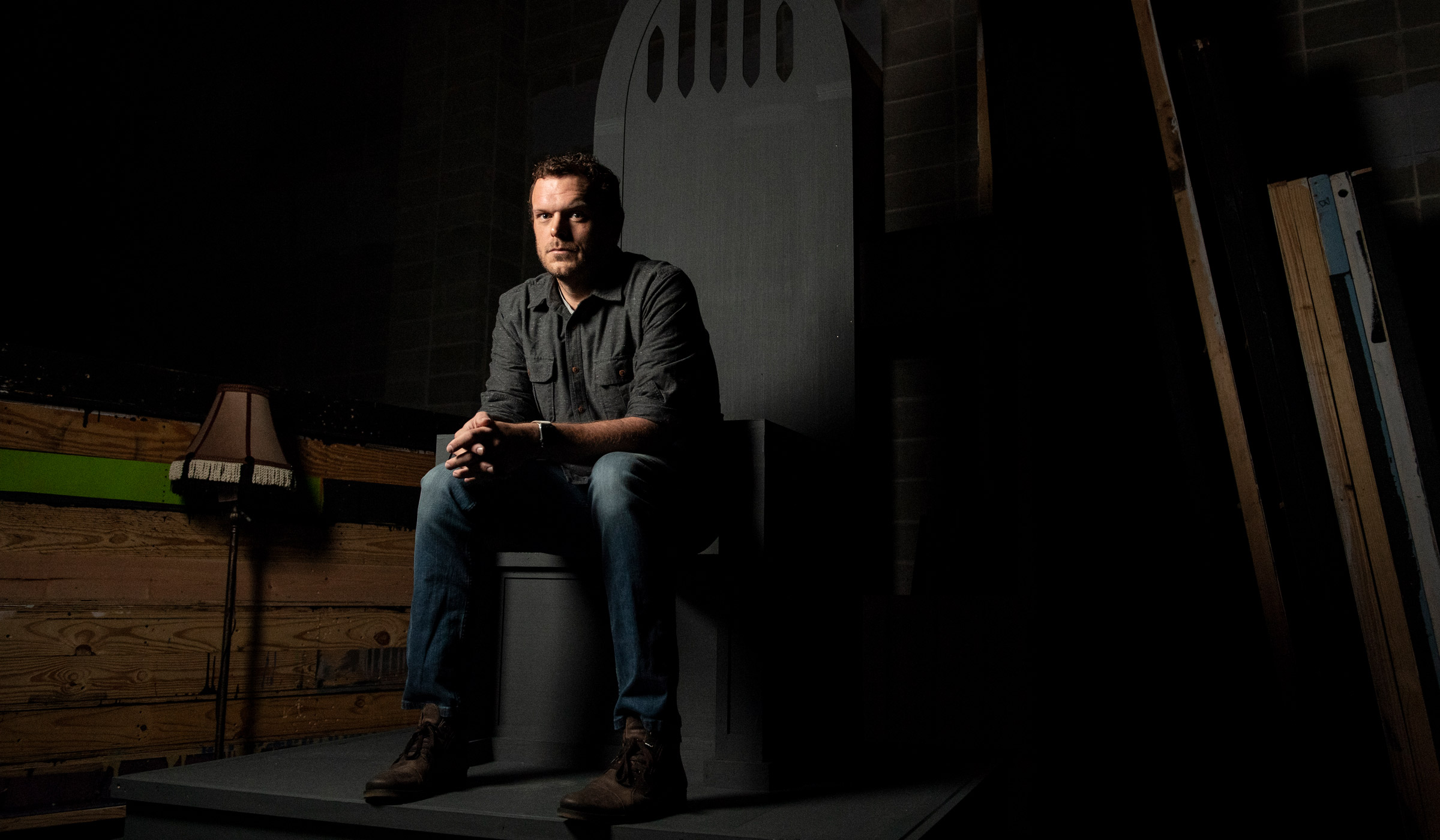 Cody Stockstill, pictured on a theater stage.