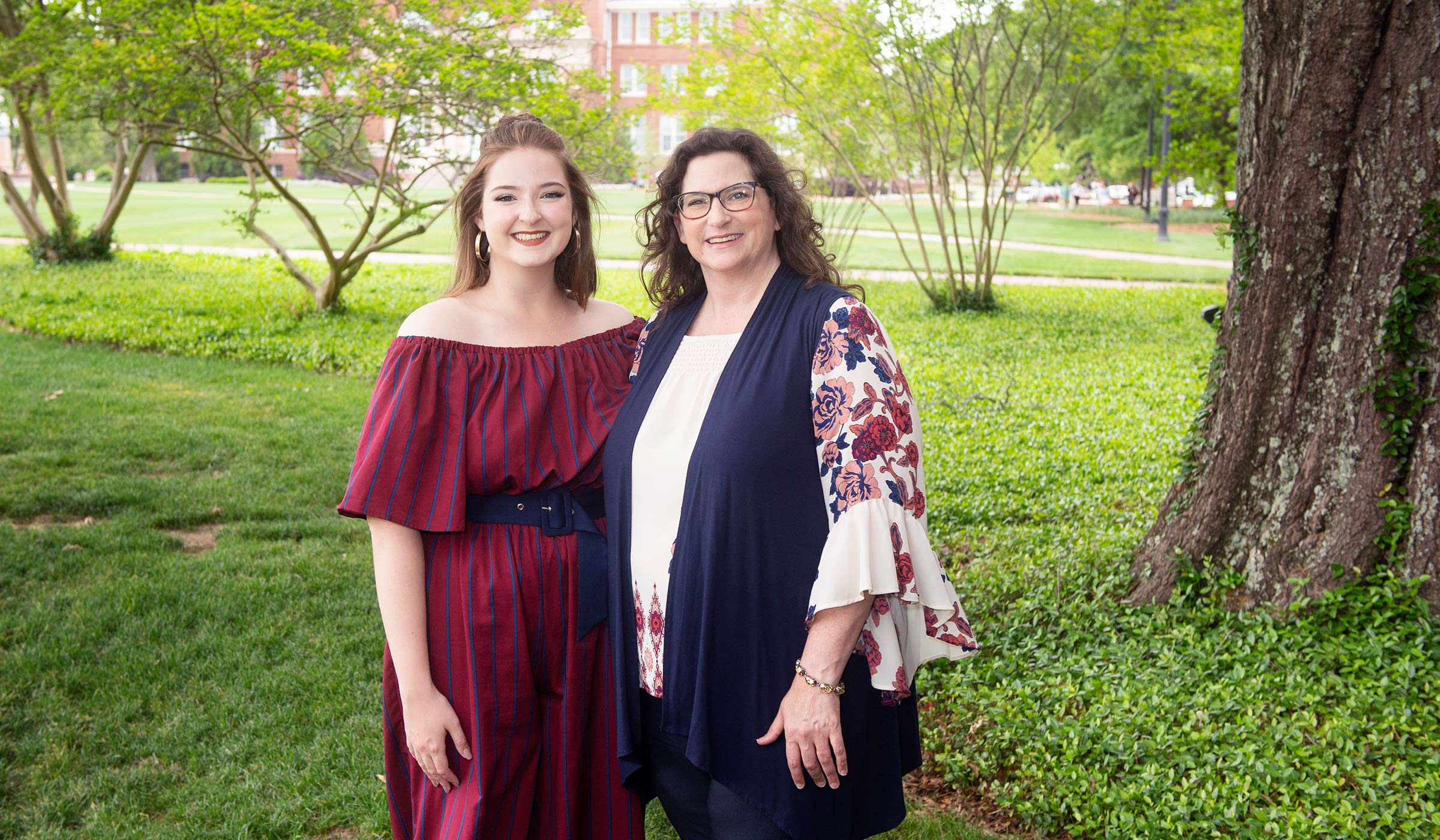 Barbara and Madeline Lee, pictured on the MSU campus.