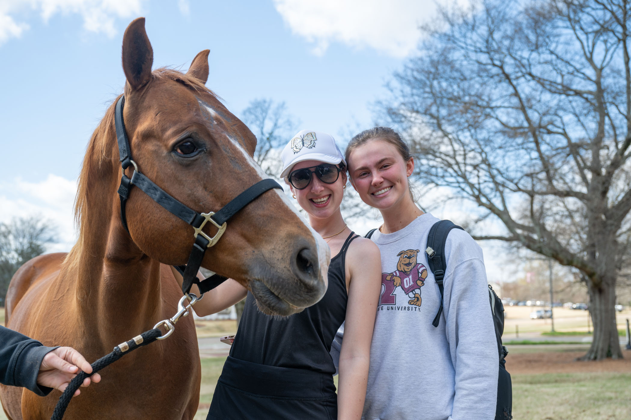 MSU students enjoying &quot;Agricultural Encounters”, the first fundraiser hosted by The Animal and Dairy Sciences Graduate Student Association.