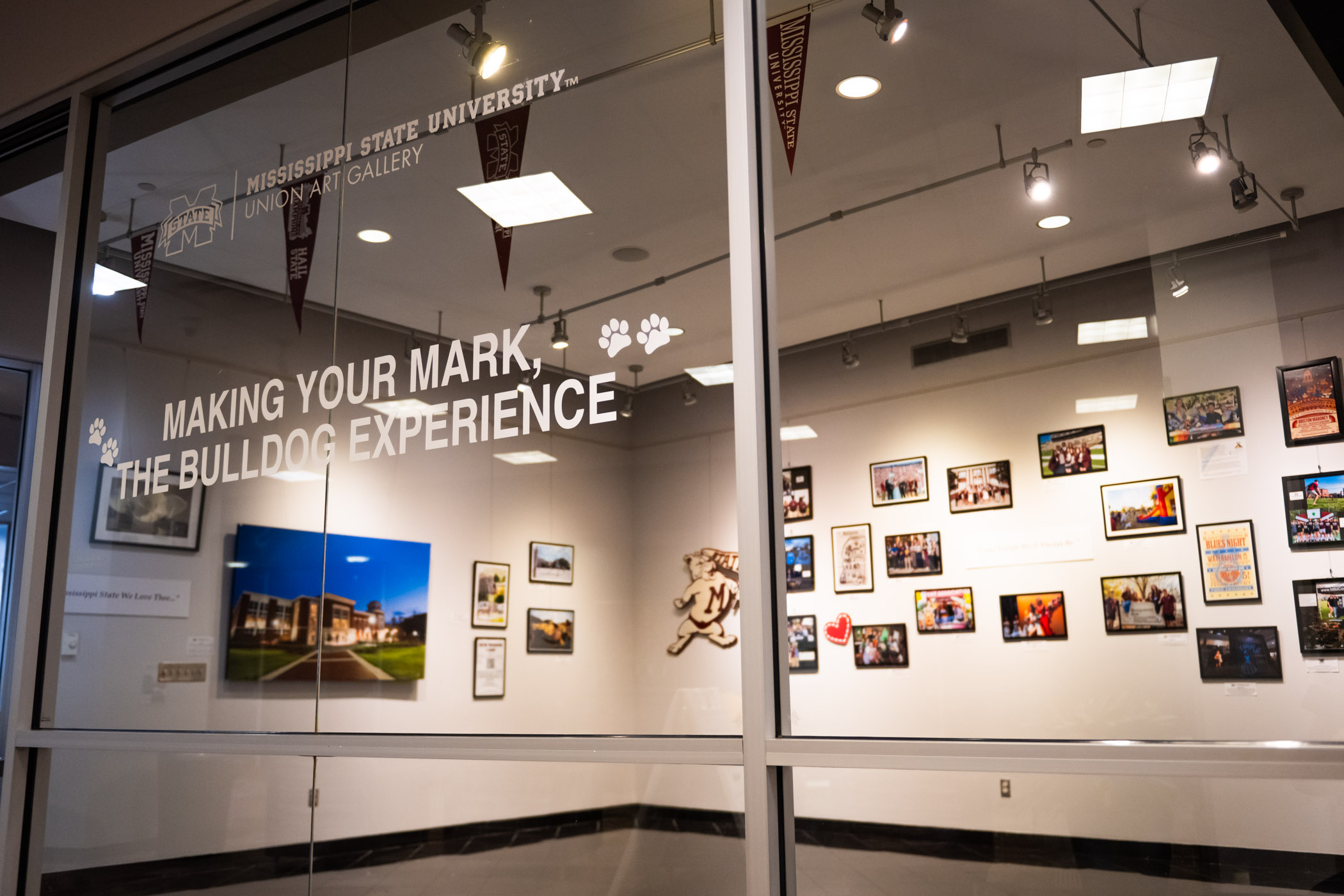 Mississippi State&#039;s Colvard Student Union Art Gallery puts campus life on full display with the summer exhibition &quot;Marking Your Mark: The Bulldog Experience.&quot; Located on the second floor of the Union, the exhibition serves as a photographic guide giving an inside peek at what life as a Bulldog looks like while shining a light on involvement opportunities for incoming students.