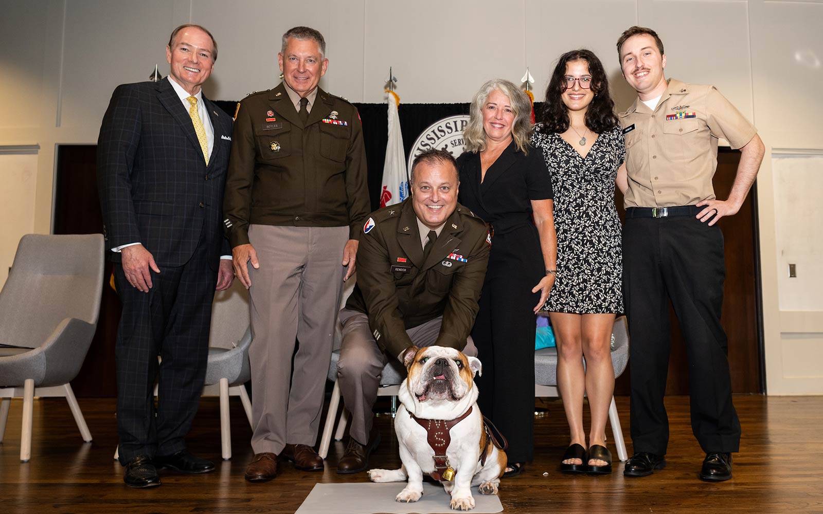Ms Rendon Mississippi State’s Rendon promoted to brigadier general surrounded by ...