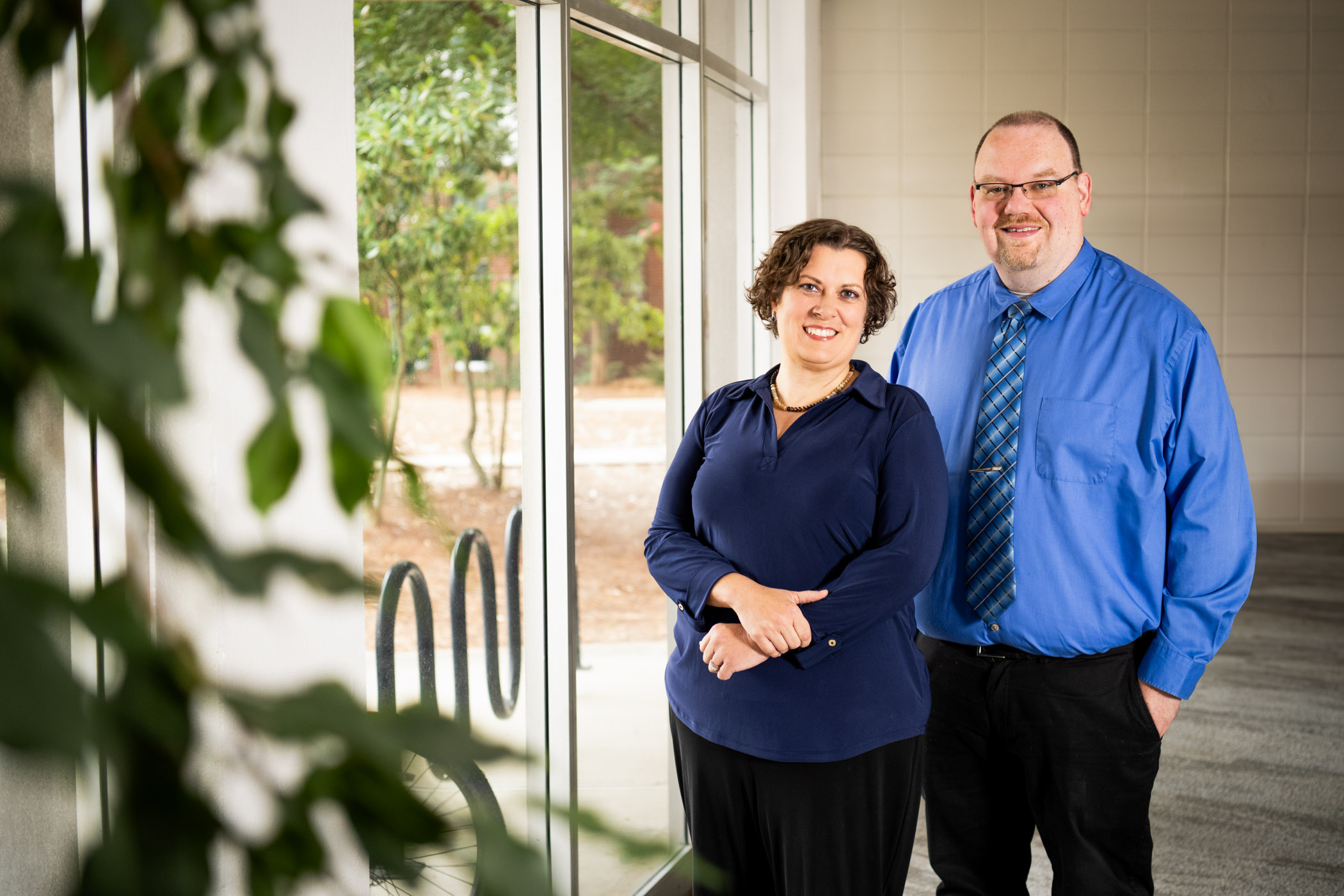 A portrait of Michael and Danielle Nadorff.
