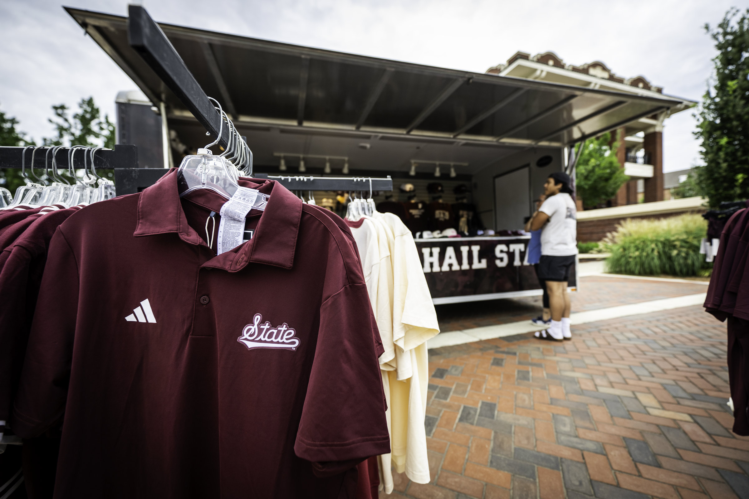 Barnes and Noble at MSU rolls in its mobile merchandise trailer along YMCA Plaza on Monday [June 15] morning, turning campus into a pop-up stop for must-have maroon and white gear. Inside the university bookstore, visitors can find everything from textbooks and course materials to game day merchandise, tech accessories, graduation essentials, and a quick coffee stop at Arepas on Campus.