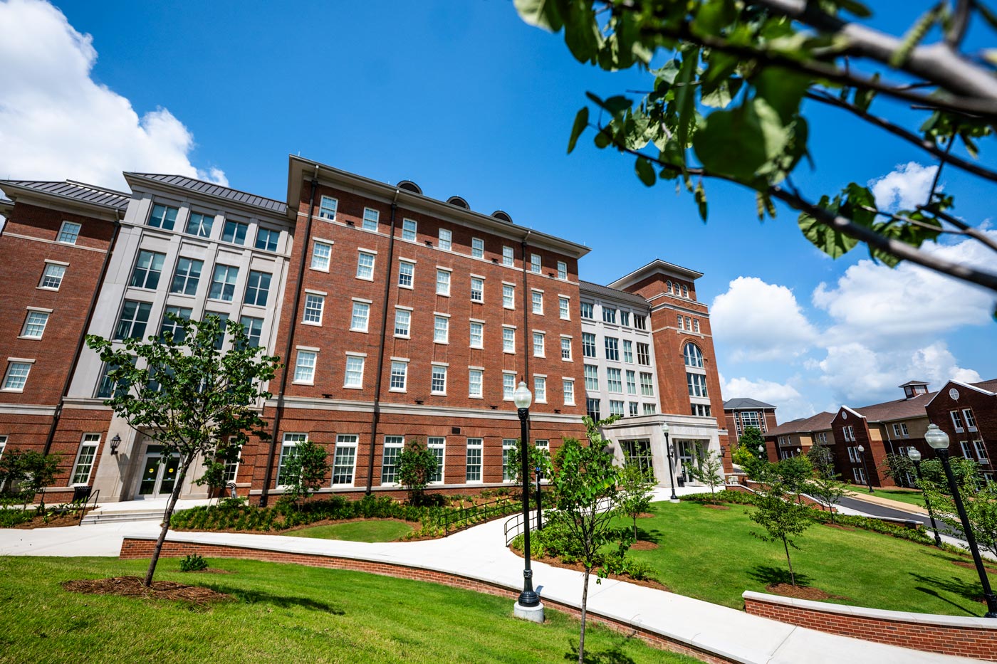 Mississippi State University's newest residence hall, Azalea Hall, awaits the arrival of students ahead of MVNU2MSU-- the university's official series of move-in days from August 13 until classes begin.