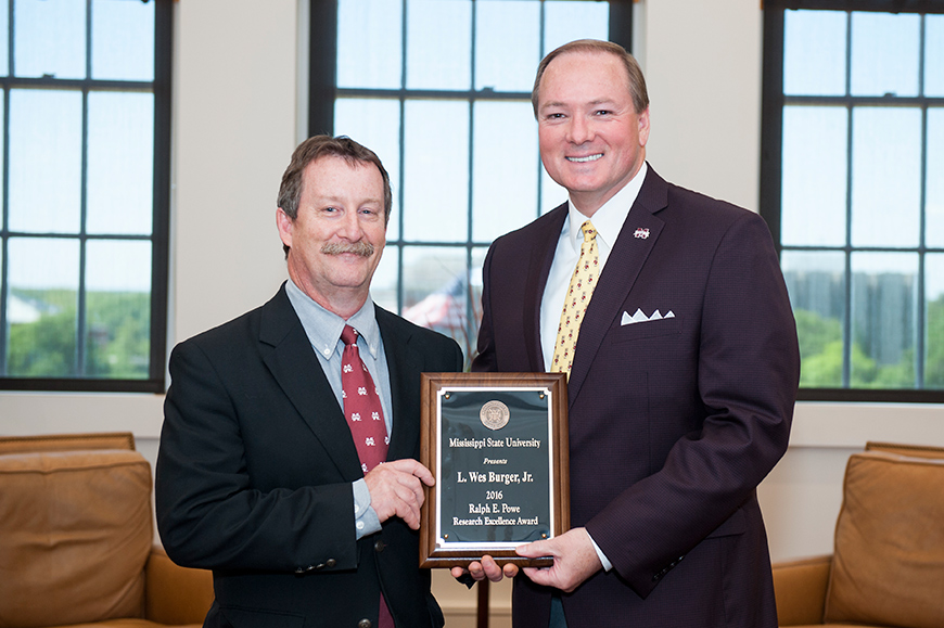 Powe Research Award Winner Wes Burger