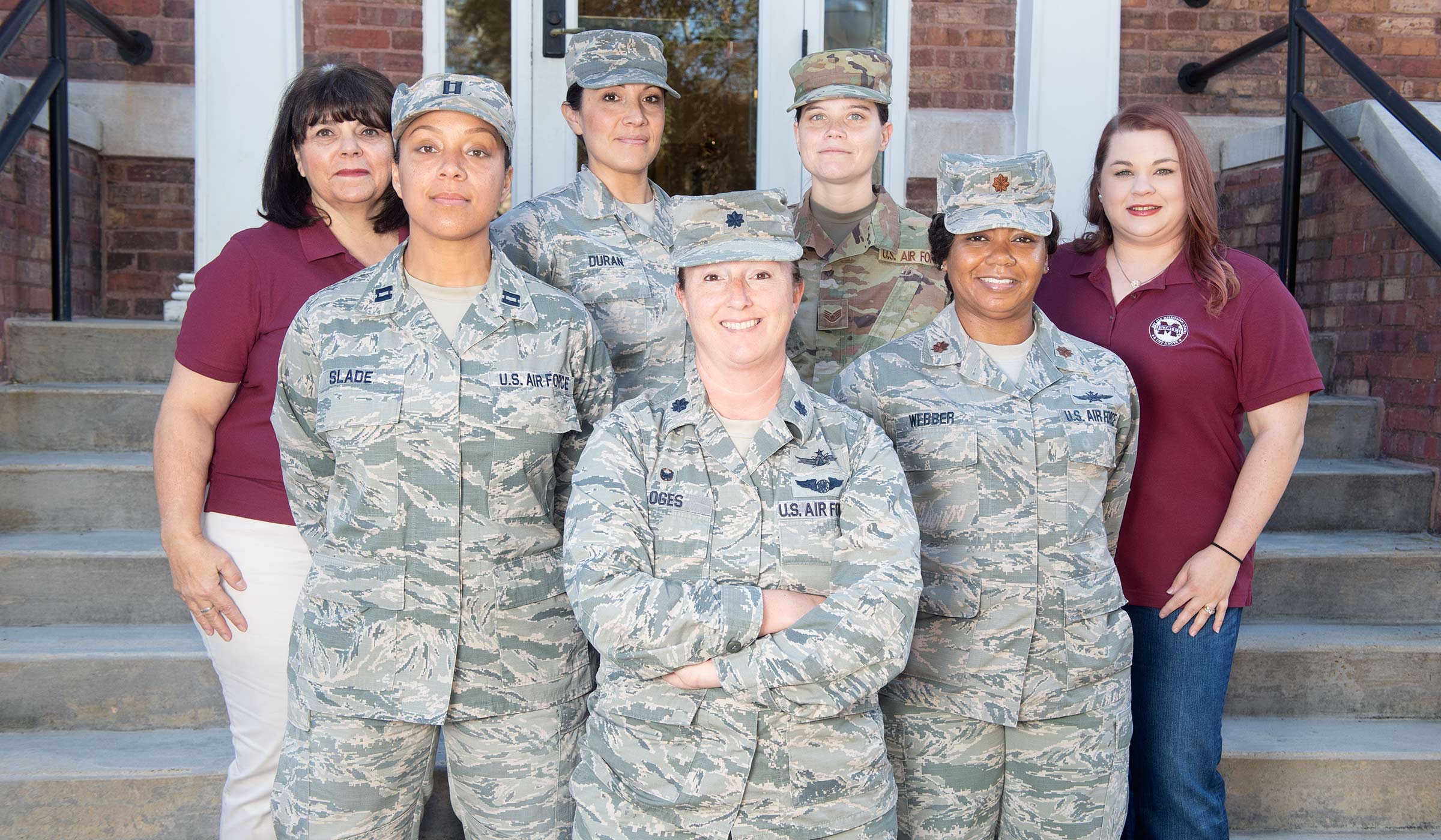 MSU Air Force ROTC leadership.