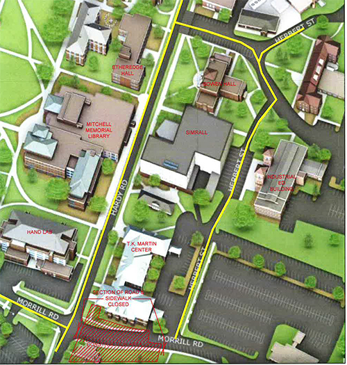 Road Closure Map