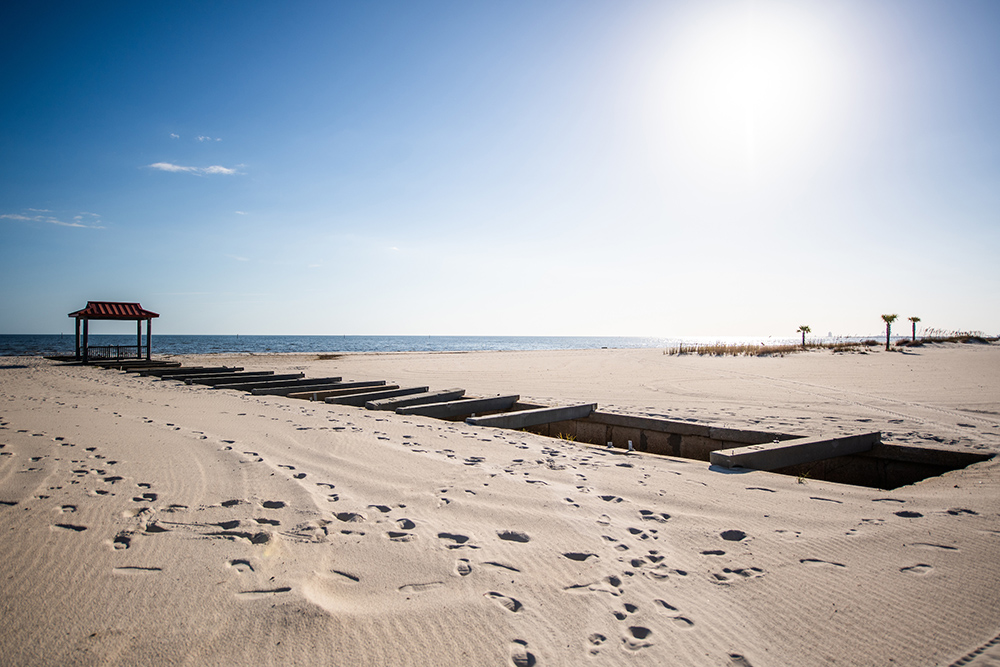 A scenic picture of the Mississippi Gulf Coast