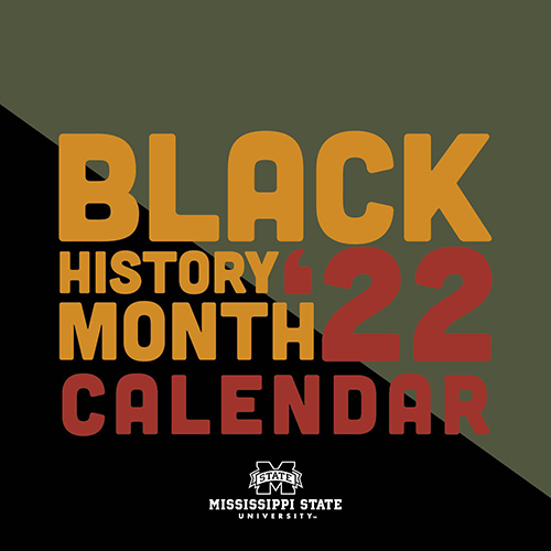 Black History Month 2022 calendar graphic