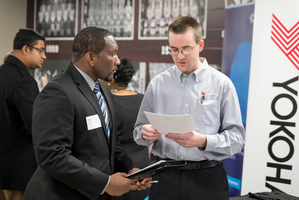 On Tuesday and Wednesday [Jan. 31 and Feb. 1] at Humphrey Coliseum, Mississippi State’s Career Days will provide students and alumni with opportunities to network and discuss career goals with employer representatives from around the country. (Photo by Robert Lewis)