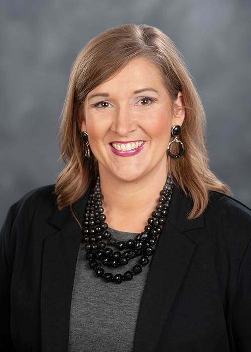 Studio portrait of Amy Knight