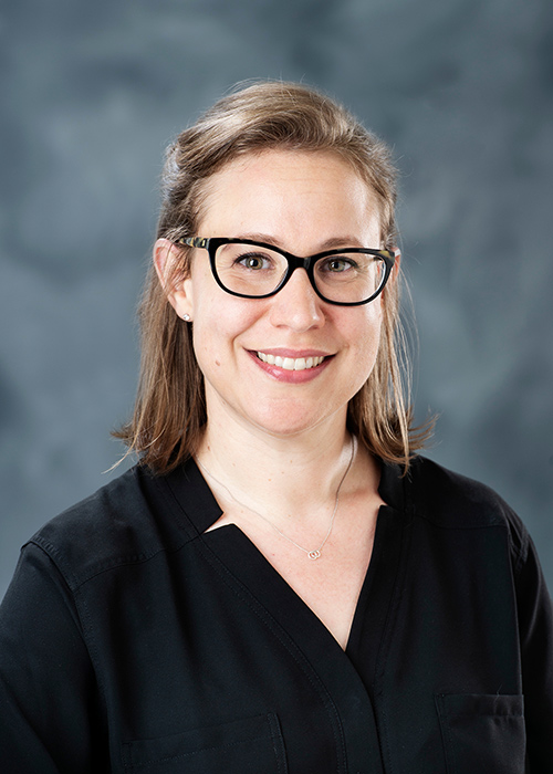 Studio portrait of Melanie Loehwing