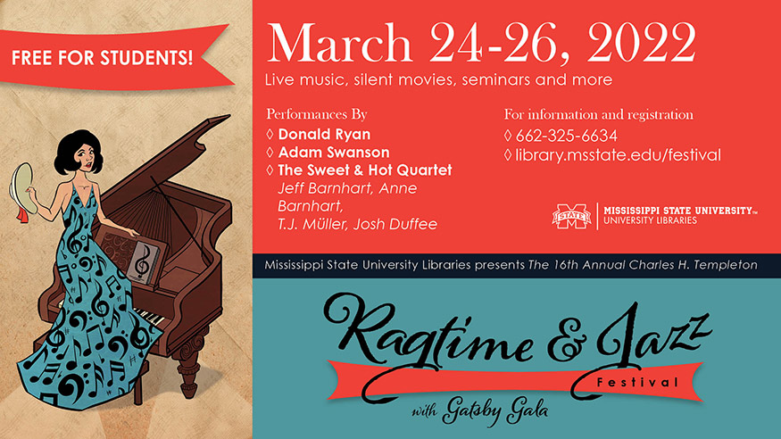 Ragtime & Jazz Festival promotional poster