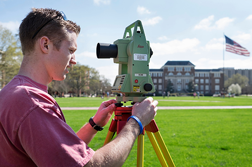 Mississippi State’s online master’s program in civil engineering is among several distance programs ranked in the top 10 nationally, according to SR Education Group. Dennis Truax, Civil and Environmental Engineering department head, said the rankings reflect the department’s commitment to providing a quality academic experience to all students, whether they attend classes online or on campus. (Photo by Megan Bean)