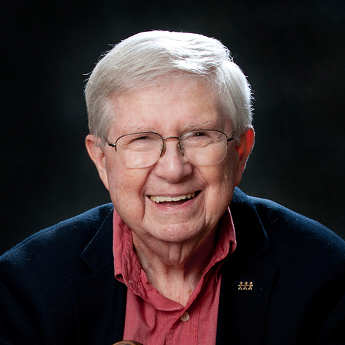 A studio portrait of Robert E. "Bob" Wolverton