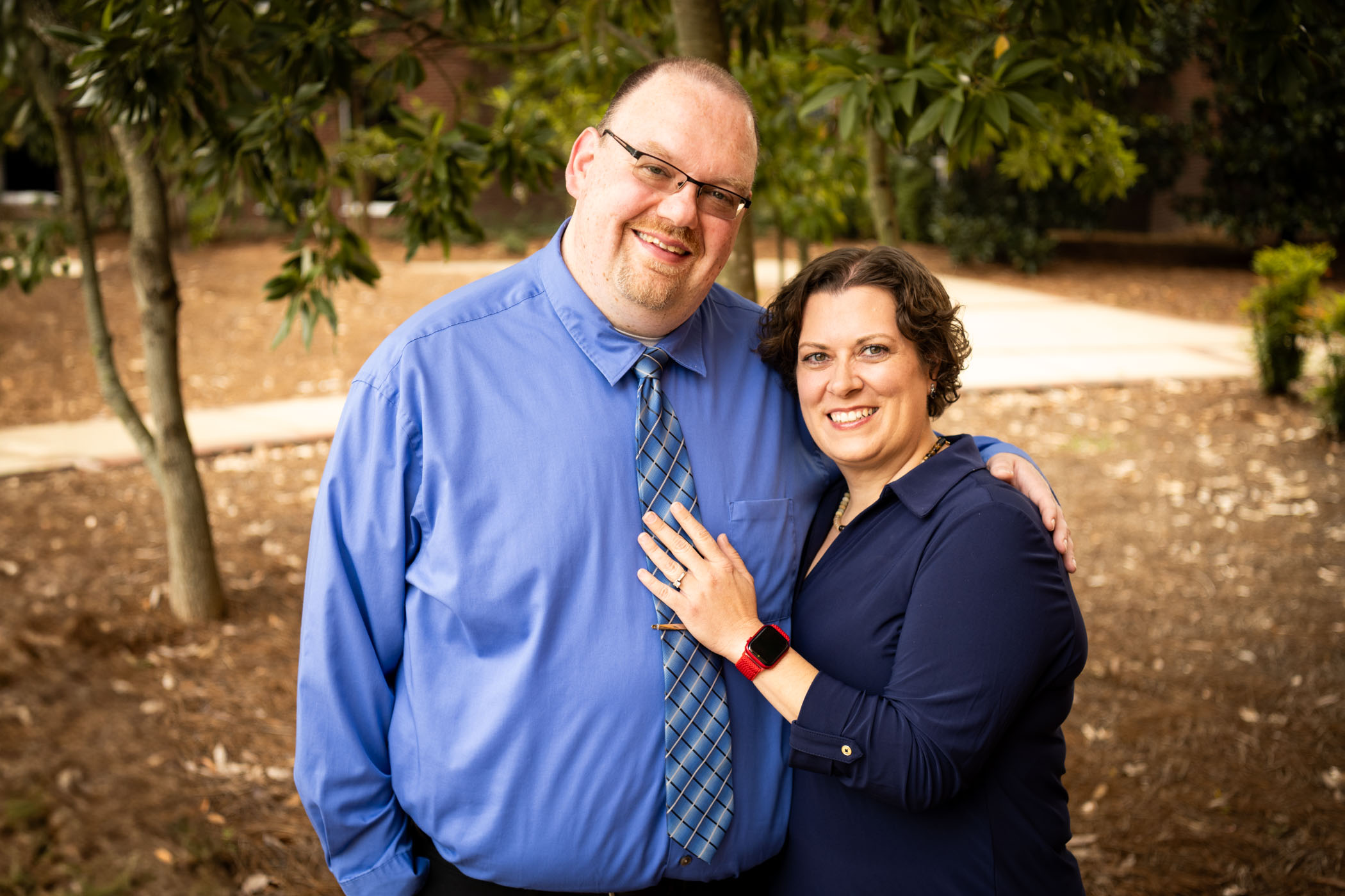 A portrait of Michael and Danielle Nadorff.
