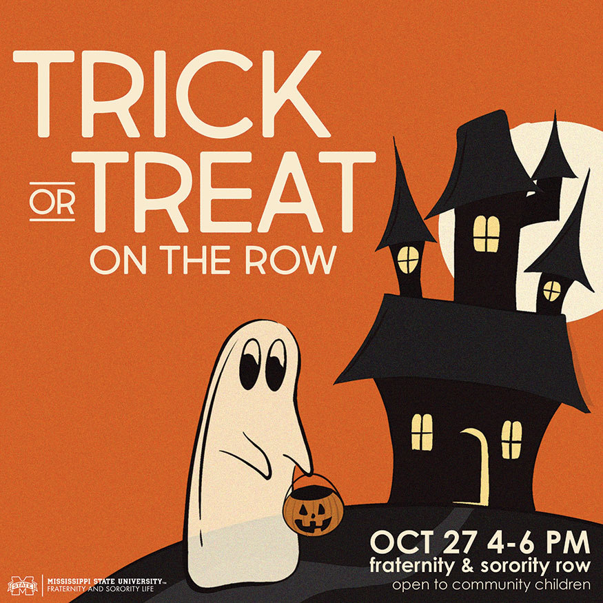 Trick or Treat on the Row promotional graphic