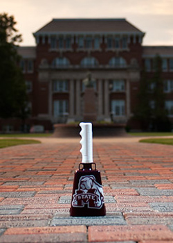 Cowbell on walk of honor sidewalk