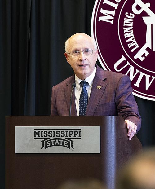 Provost and Executive Vice President David Shaw speaks Jan. 27
