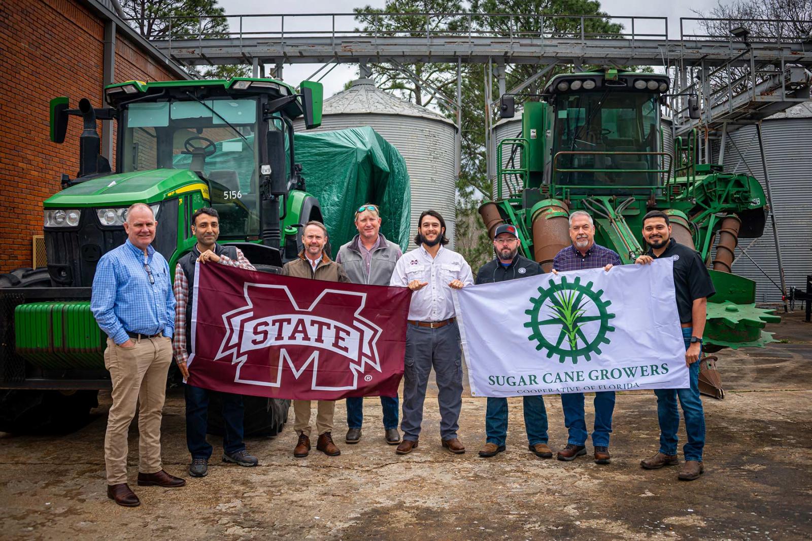 Partners from Mississippi State’s Agricultural Autonomy Institute and the Sugar Cane Growers Cooperative of Florida.