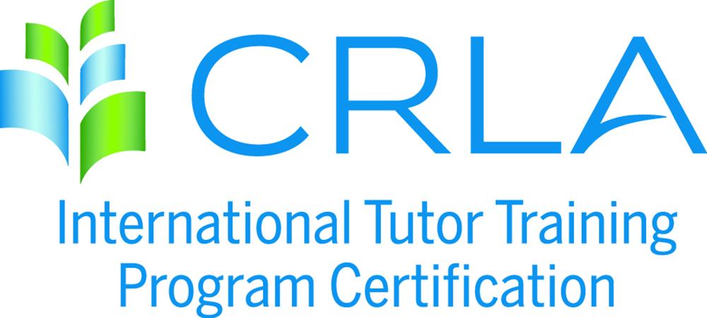 Pictured is the College Reading and Learning Association's International Tutor Training Program Certification logo.