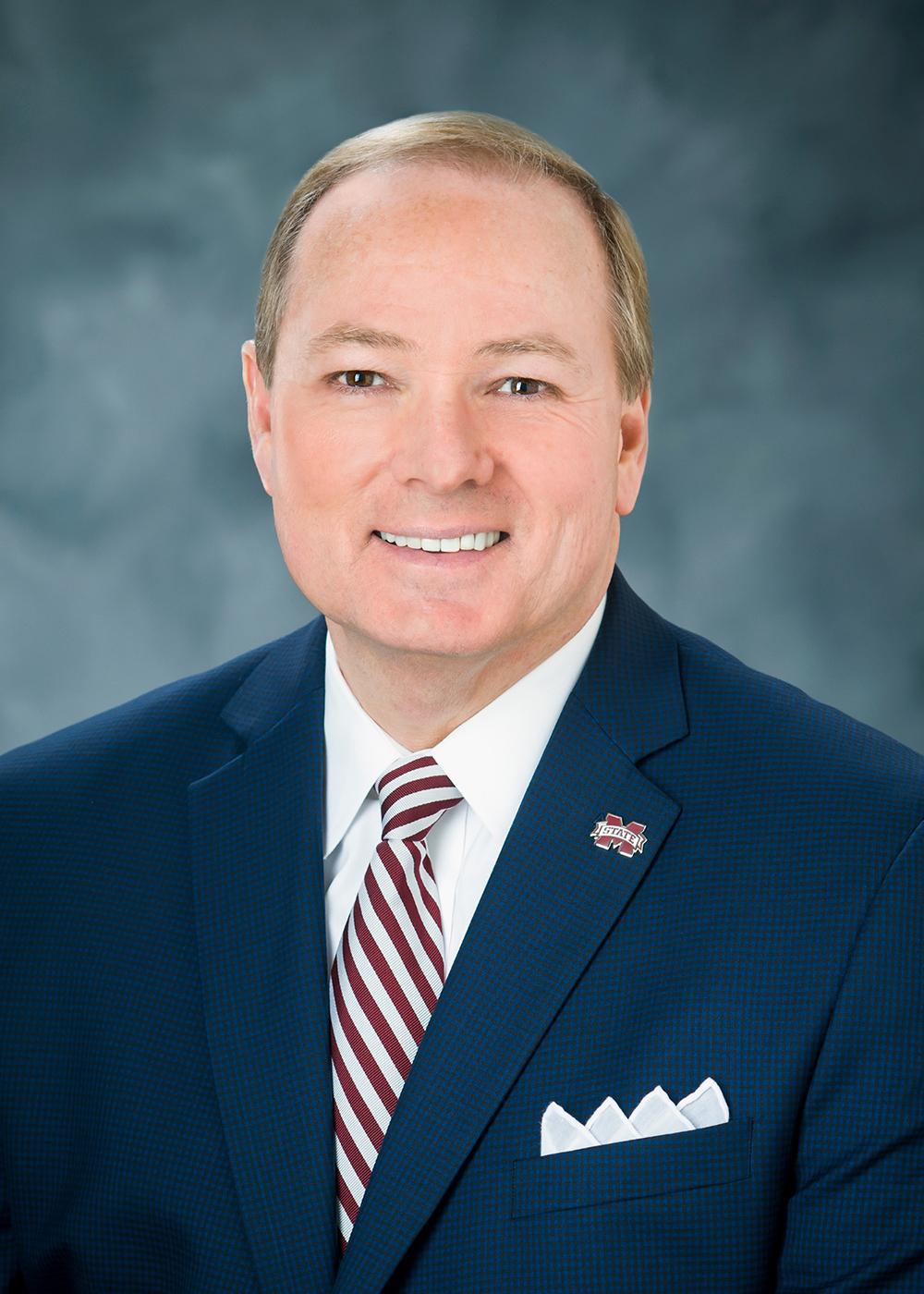 A portrait of MSU President Mark E. Keenum.