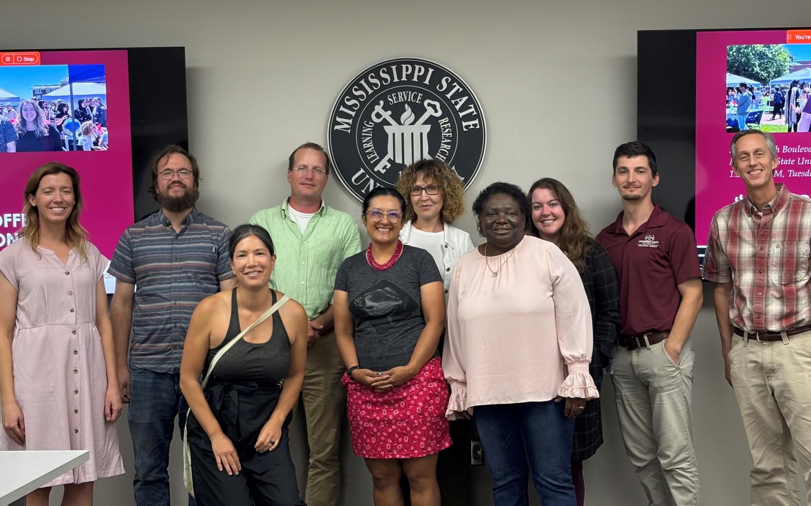 Fulbright Faculty and Administrator Coffee and Conversations event group photo