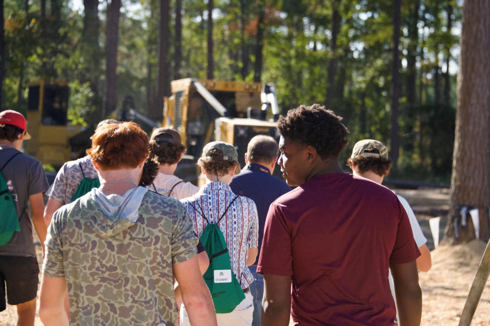 High school students attending the Mid-South Forestry Equipment Show have the opportunity to learn more about forestry-related careers.