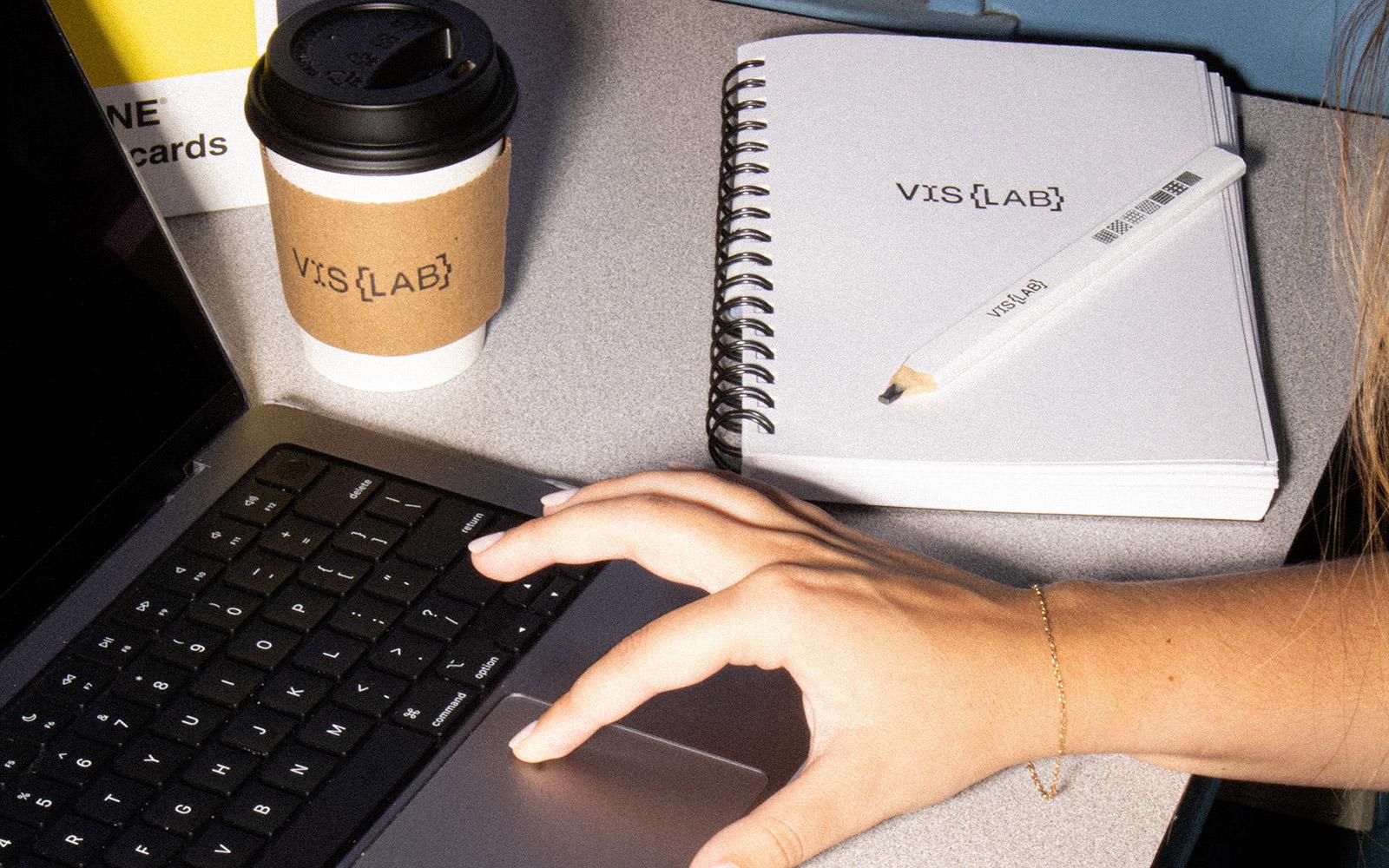 hands on laptop working