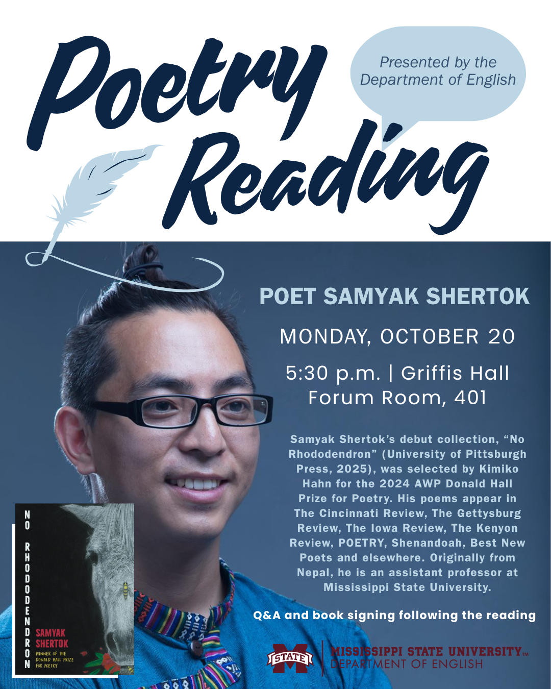 poetry reading poster