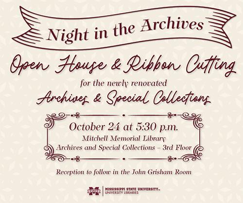 Night in the Archives promotional graphic