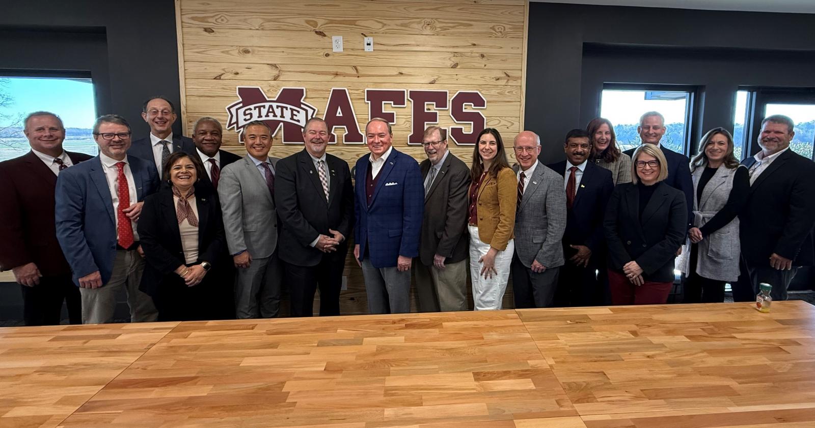 Visiting USDA officials were on campus to attend the retirement observance for legendary MSU scientist and researcher Johnie N. Jenkins.