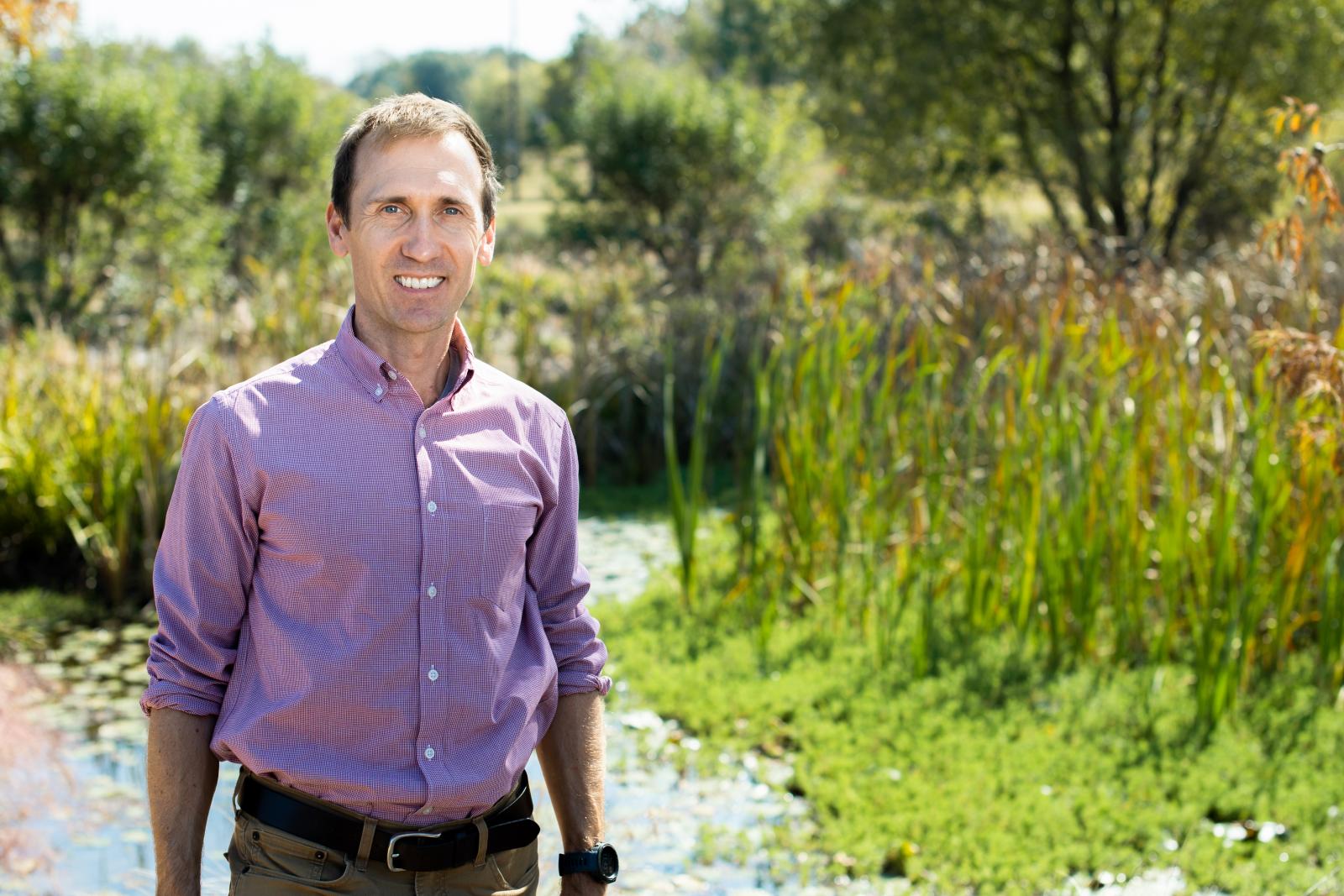 photo of jay mccurdy in a field
